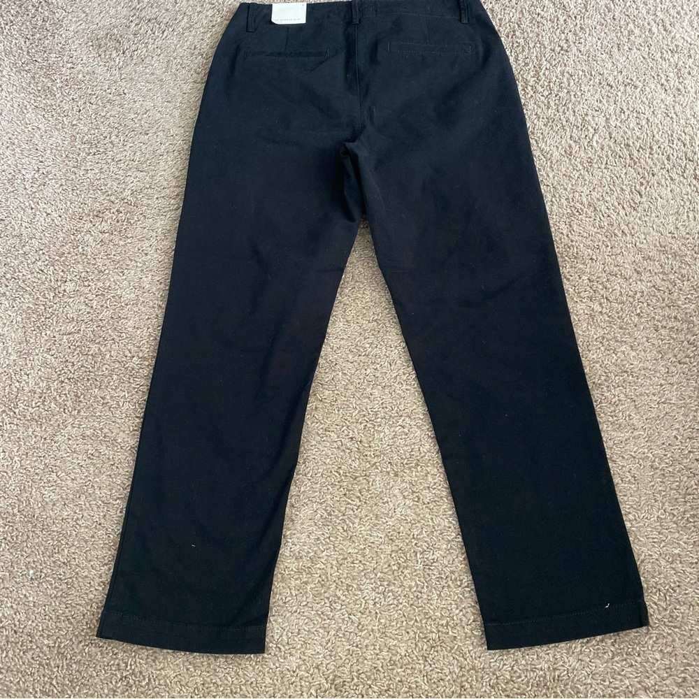 LOFT Monroe Slim Black Pants black 6 - Picture 4 of 9